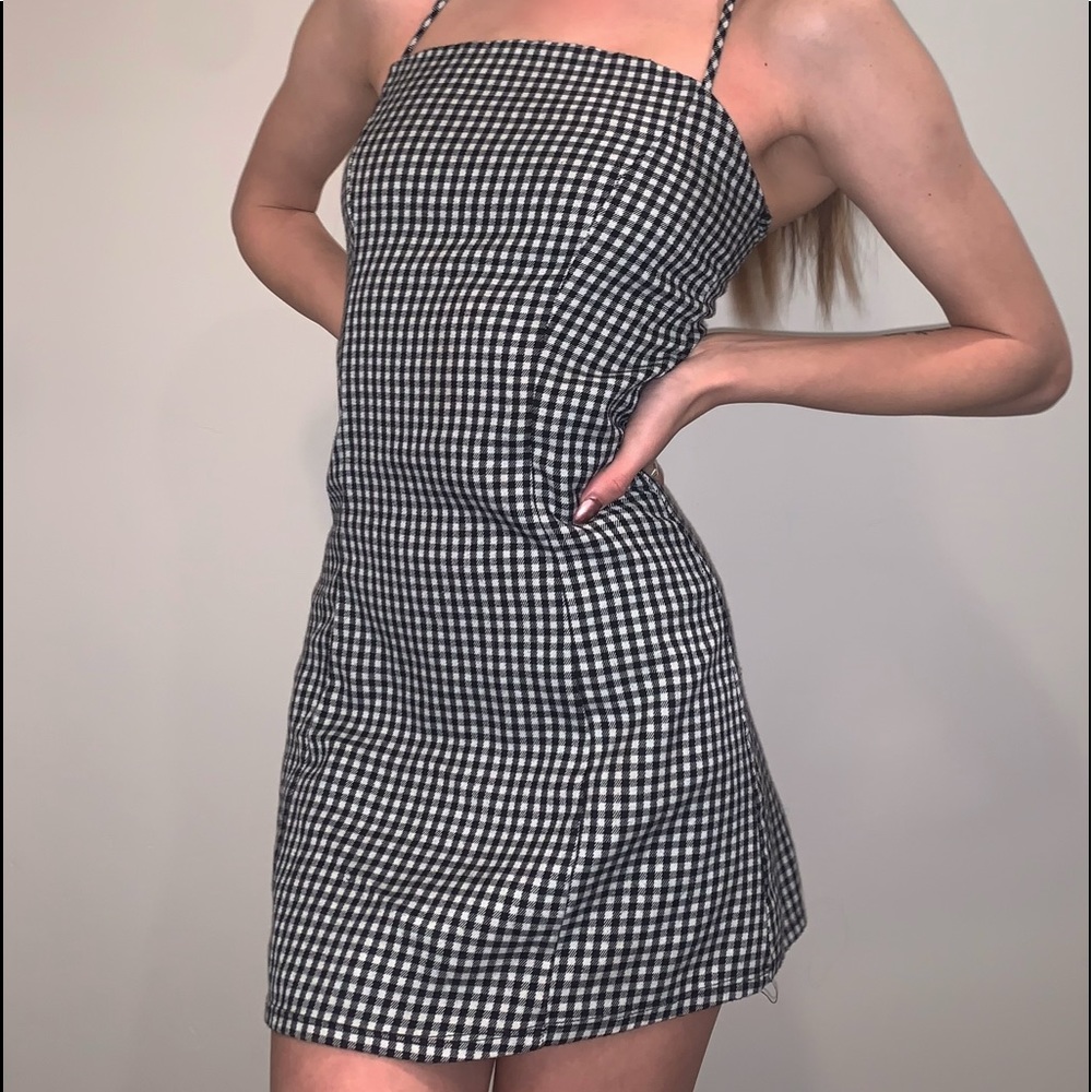 Checkered Mini Dress